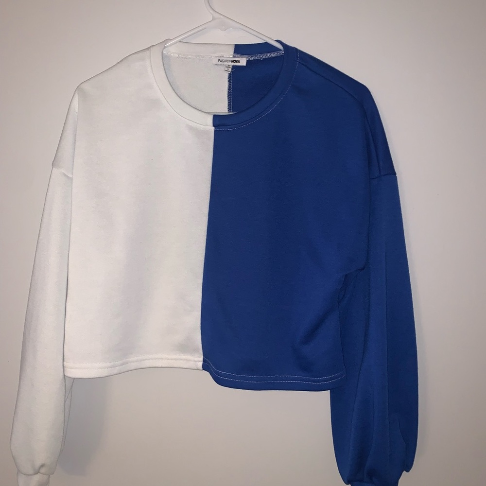 Fashion Nova cropped sweatshirt